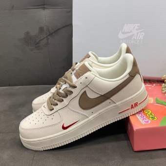 giày af1 móc nâu, giày thể thao nam nữ vệt nâu, size 36-43 [pipistore]
