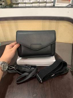 Túi xách bì thư nắp gập da trơn cao cấp