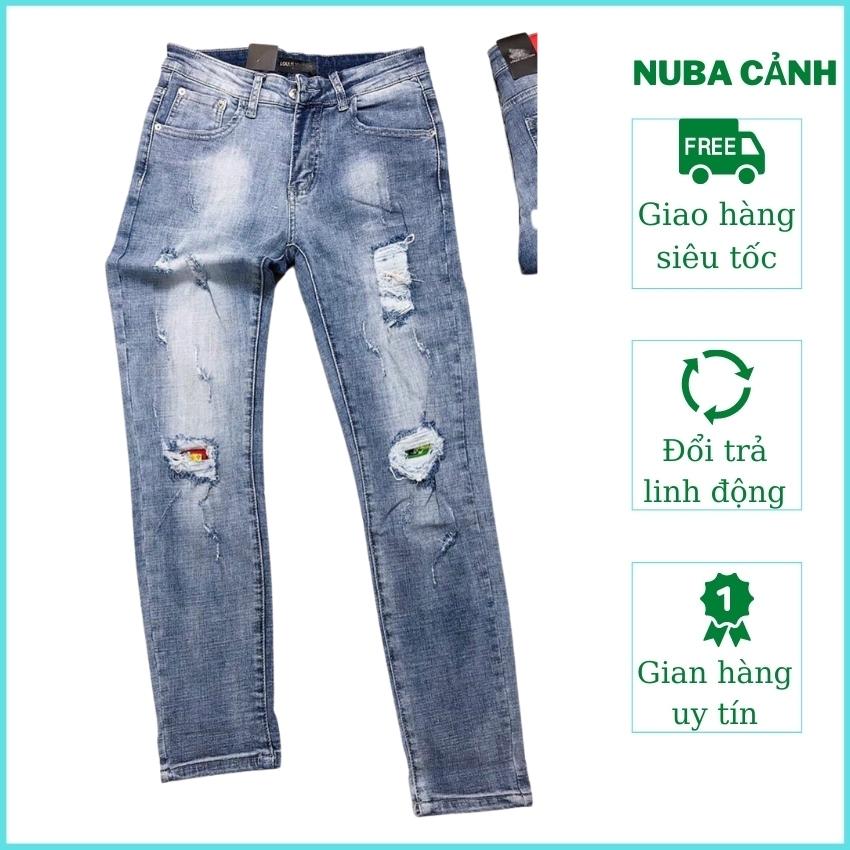 Quần jean nam cao cấp mẫu mới thời trang phong cách hàn quốc, quần bò TCS 92