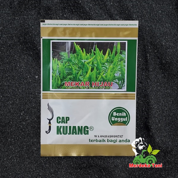 Jual Benih Unggul Cabe Rawit MEKAR HIJAU Netto 10gr By Cap Kujang Di ...