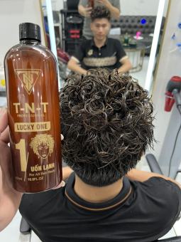 Thuốc Uốn Lạnh LUCKY ONE TNT, xoăn tóc, uốn lạnh trực tiếp, mùi thuốc thơm, không khô tóc, mềm tóc