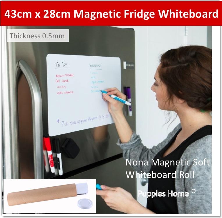 Soft Magnetic Whiteboard Wall Sticker Waterproof Roll Up Erasable Writing  Drawing Board for School Home Office White Board