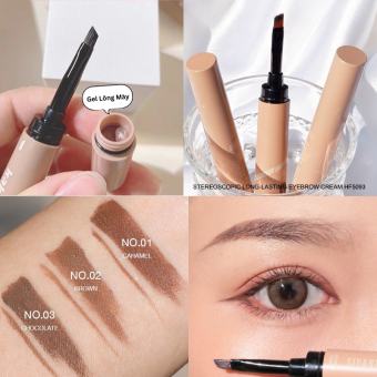 Gel kẻ chân mày Sivanna kèm đầu cọ tán Hf5093