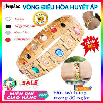 Vòng Tay Điều Hòa Huyết Áp Nhật Bản Cao Cấp - Vòng DH06 màu vàng, , vòng điều hòa huyết áp sakura, điều hòa huyết áp, Vòng điều hòa huyết áp.