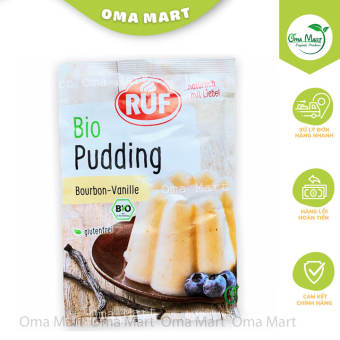 Bột làm Pudding vị vani hữu cơ Ruf 40g