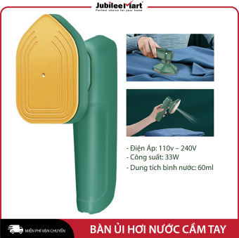 Bàn Là Hơi Nước Mini Cầm Tay Công Suất 33W Tiết Kiệm Điện. Bàn Ủi Hơi Nước Cầm Tay , Ủi Phẳng Mọi Chất Vải. Kích cỡ nhỏ gọn, có thể mang đi du lịch. Bảo hành 12 tháng