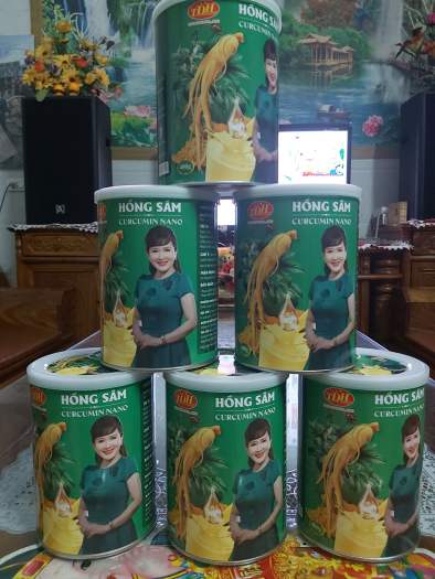 Combo 3 hộp Hồng sâm Curcumin nano loại 900g/1hộp