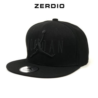Nón hiphop, Mũ snapback Jordan nam nữ màu đen mã SN71 cao cấp