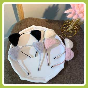 Bờm tóc Bateno tai mèo lông mềm mịn đáng yêu