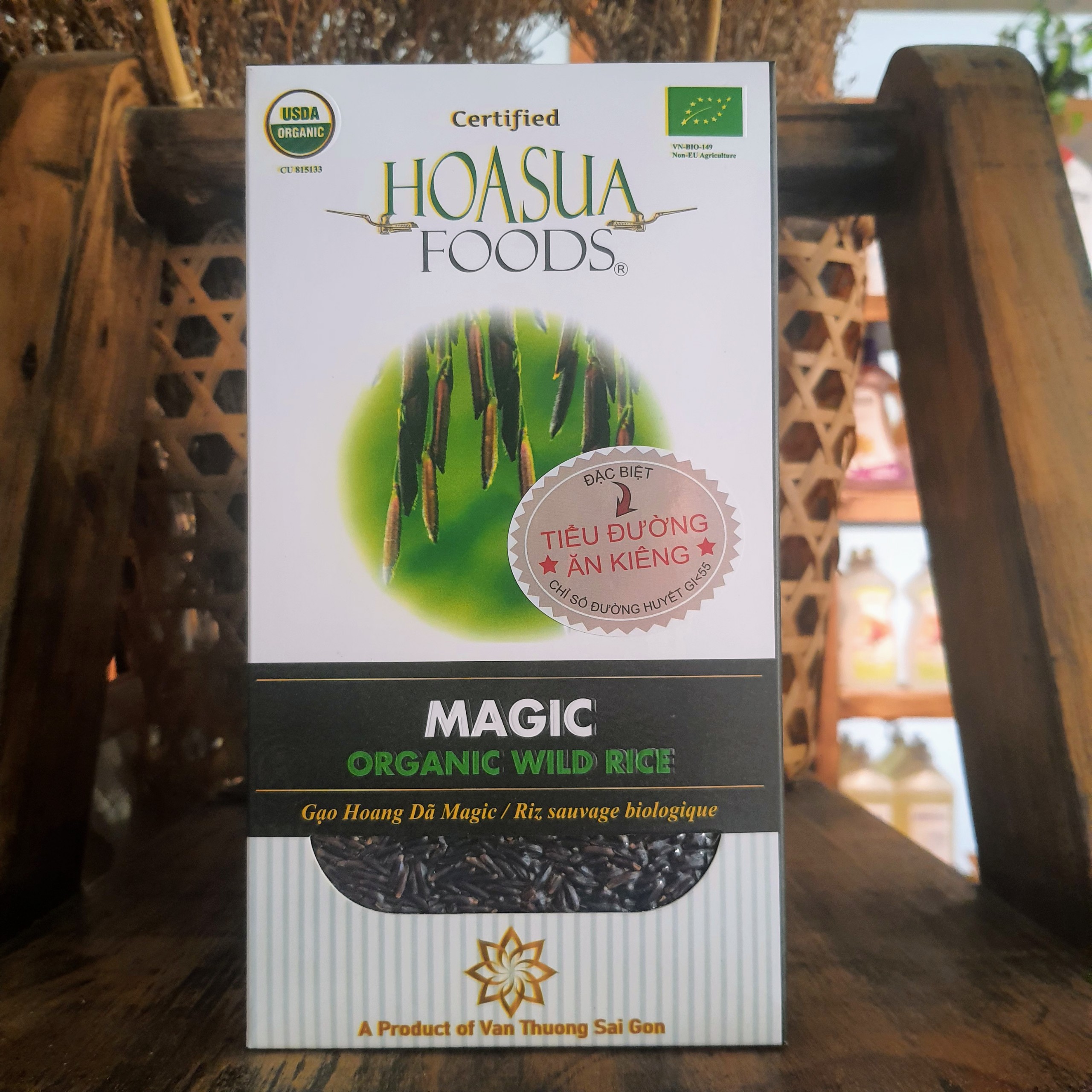 Gạo lứt đen hữu cơ Hoa Sữa 1Kg - Leafhouse hcm
