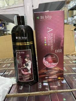 DẦU GỘI ĐEN/NÂU TÓC BIBOP NHUỘM PHỦ BẠC THẢO DƯỢC NHẬT BẢN BAO BÌ MỚI 2021