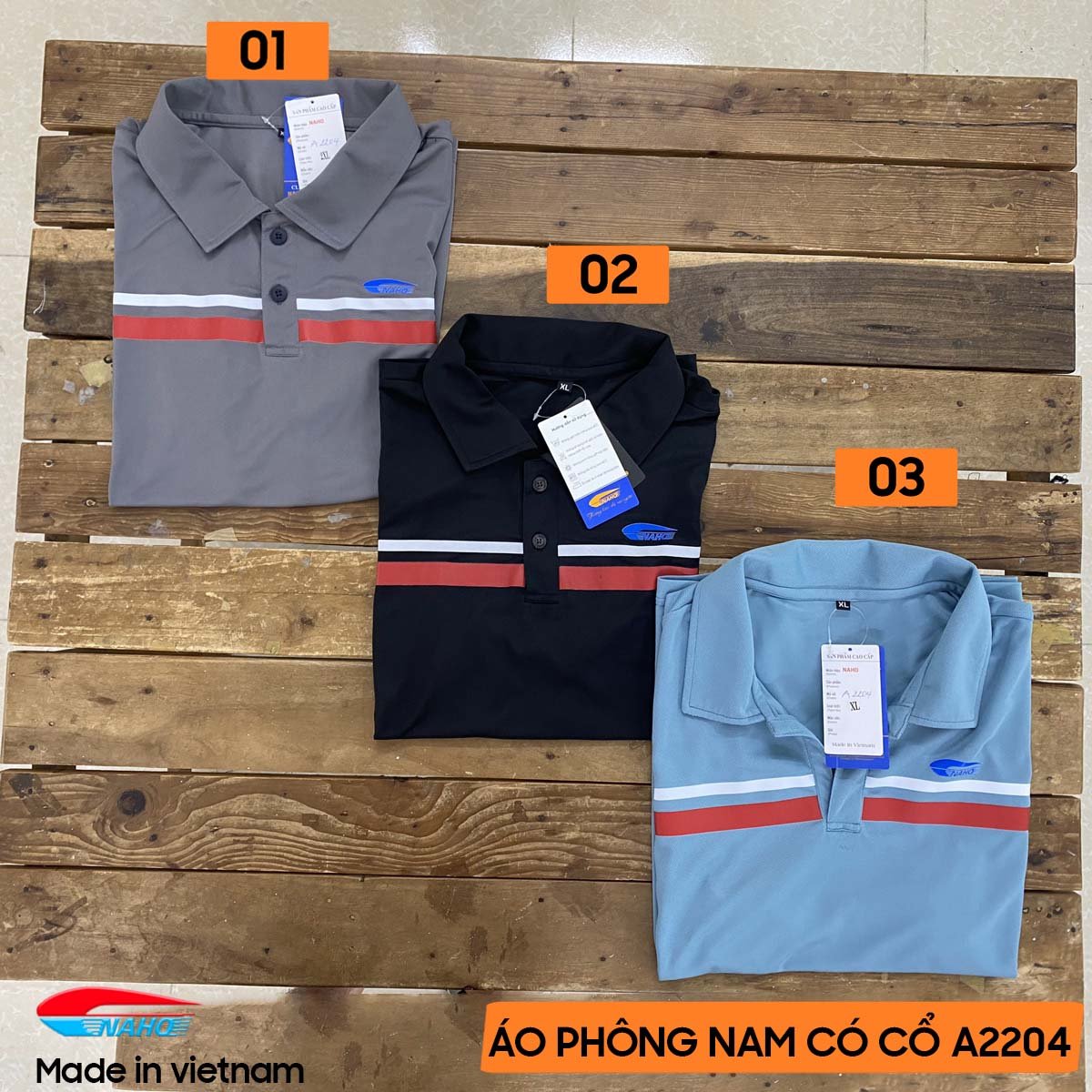 Áo phông có cổ nam
