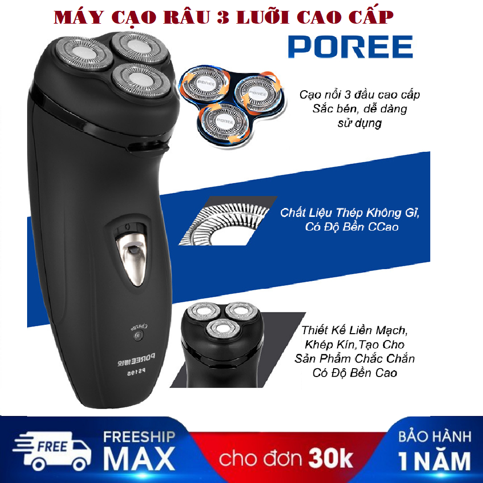 Máy cạo râu kemei 202a 2 lưỡi mài lưỡi tự động cạo khô cạo sát không rát, máy cạo râu điện nam chính hãng, dao cạo râu cao cấp