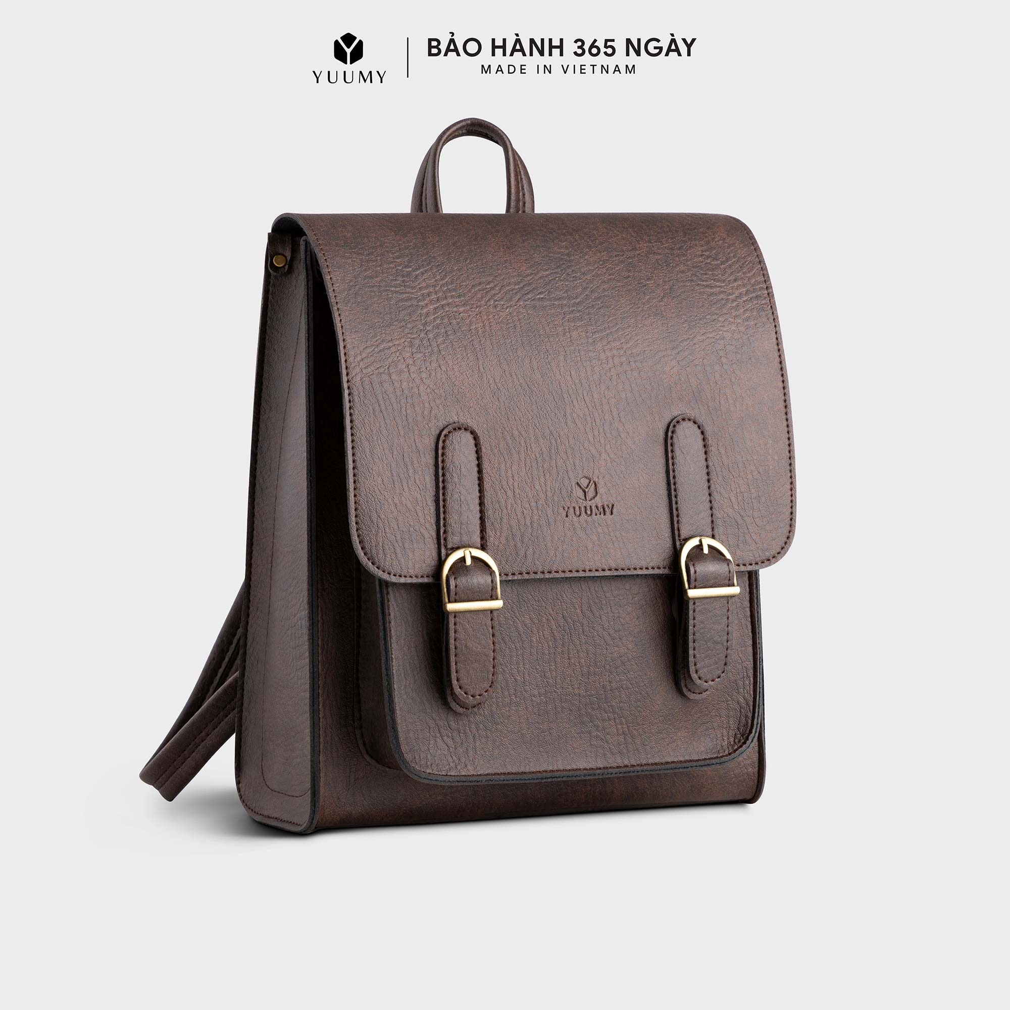 Balo nữ mini khóa kéo cổ điển yuumy yba47