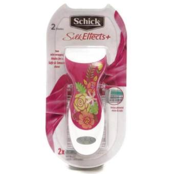Bộ 1 Cán Và 2 Lưỡi Dao Cạo Dành Cho Nữ Schick Silk Effect 2s