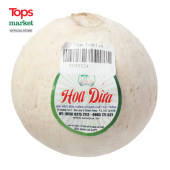 Dừa Xiêm Gọt Vỏ - Siêu Thị Tops Market