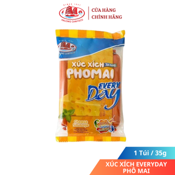 Xúc Xích Everyday Phô Mai 35g x 5 cây/túi - Đồ Hộp Hạ Long