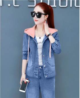 ÁO KHOÁC NÓN TRÙM MÀU HỒNG AK631H