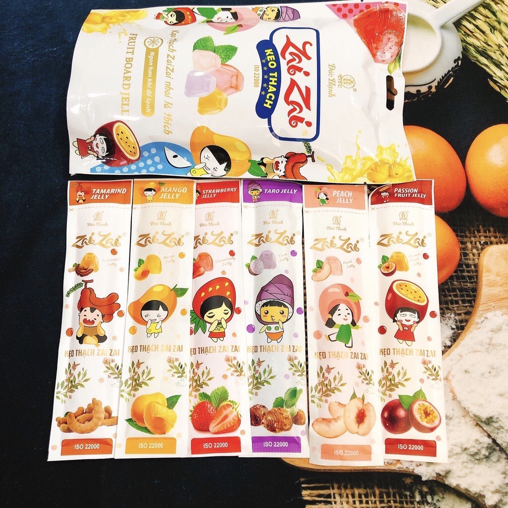 Thạch Zai Zai Đức Hạnh 500g-1Kg Mix Đủ Vị