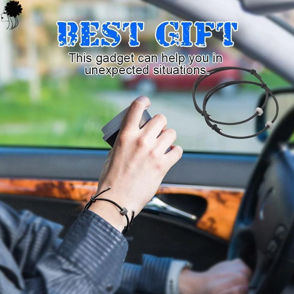 [Hoa Cúc Nhỏ] Vòng Đeo Tay Phá Kính Cửa Sổ Xe Hơi Dây Đeo Cổ Tay Với Hạt Cacbua Vonfram Dụng Cụ Tự Cứu Thoát Hiểm Nhanh Chóng Khẩn Cấp