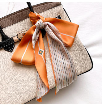 MỚI Khăn lụa buộc túi size 7x130cm, buộc tóc, quấn tay phong cách Hàn Quốc