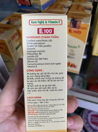 Kem nghệ E100