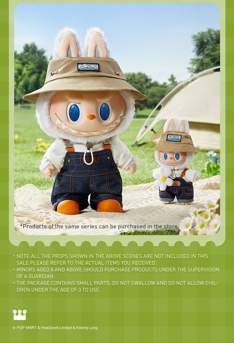 POP MART THE MONSTERS FALL IN WILD SERIES-Vinyl Plush Doll