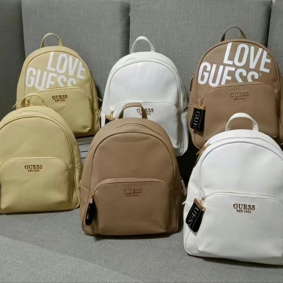 guess mini backpack brown