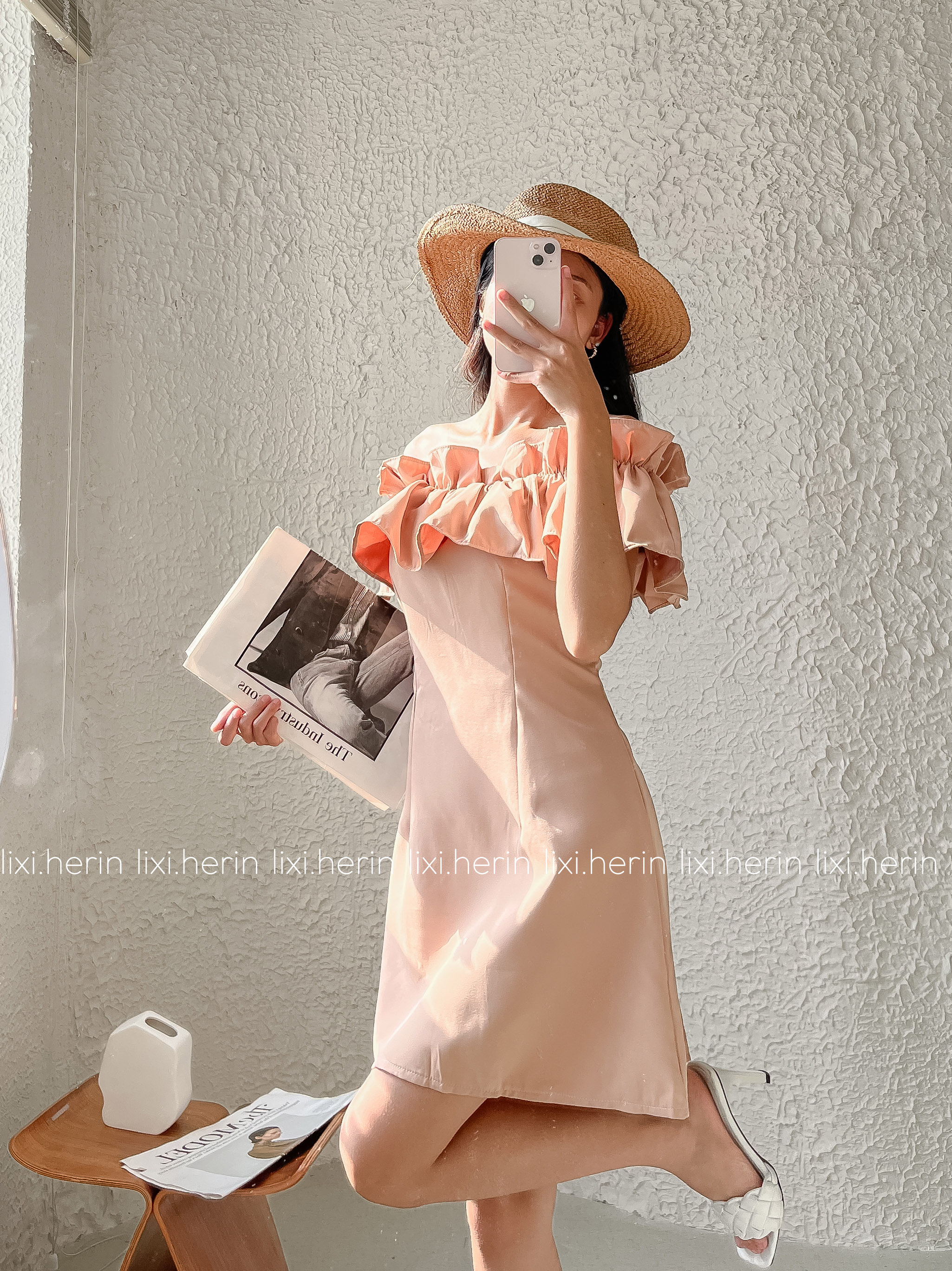 Đầm dự tiệc trắng trễ vai bèo tầng form váy nữ siêu hot thời trang nữ vải may 2 lớp siêu dày