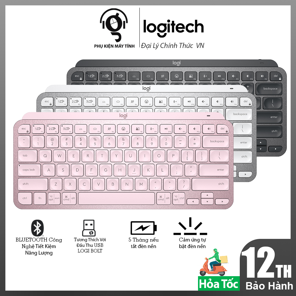 Bàn Phím Không Dây MX KEYS MINI Logitech