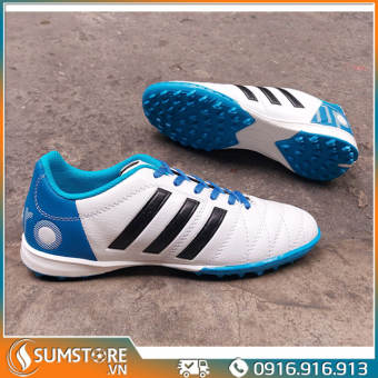 Giày Đá Banh Winbro Toni Kross Xịn Màu Trắng Xanh - Giày Bóng Đá 2023