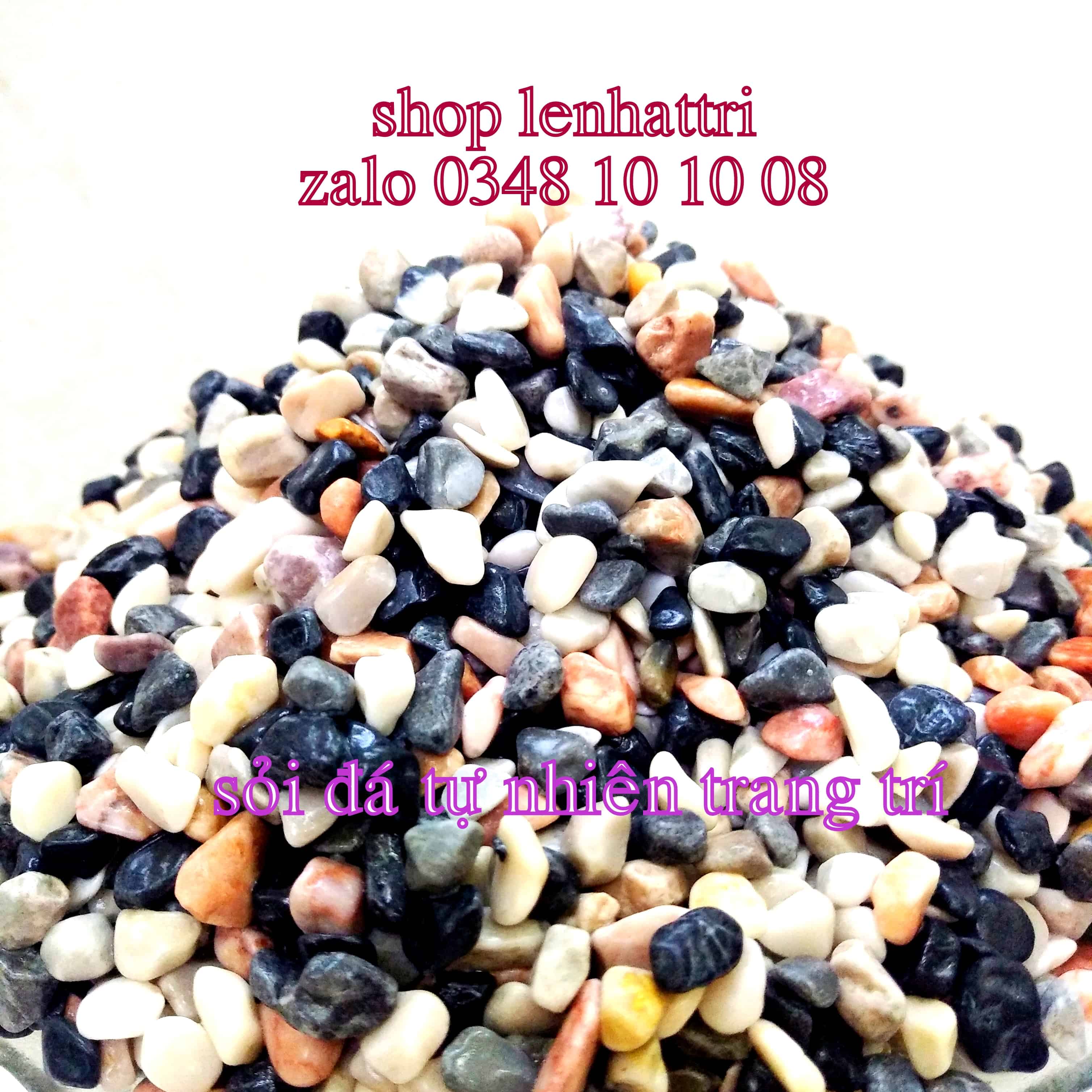 Sỏi đá tự nhiên trang trí tiểu cảnh bể cá 1kg