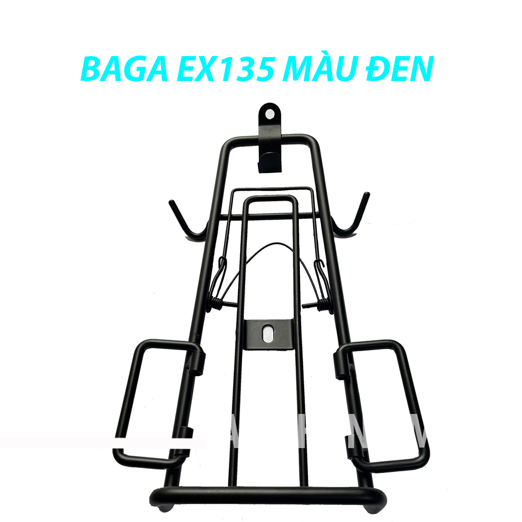 Baga xe ex135 màu đen titan,exciter,ba ga-pttt