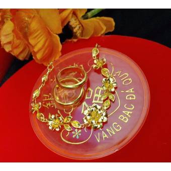 VòNg Tay CướI DáT VàNg 9999 KèM HộP