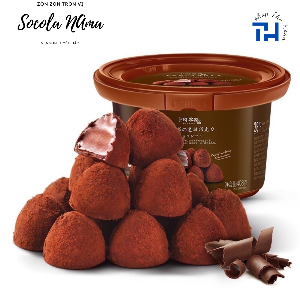 Combo 3 hộp socola tươi nama socola tươi hảo hạng 408gr