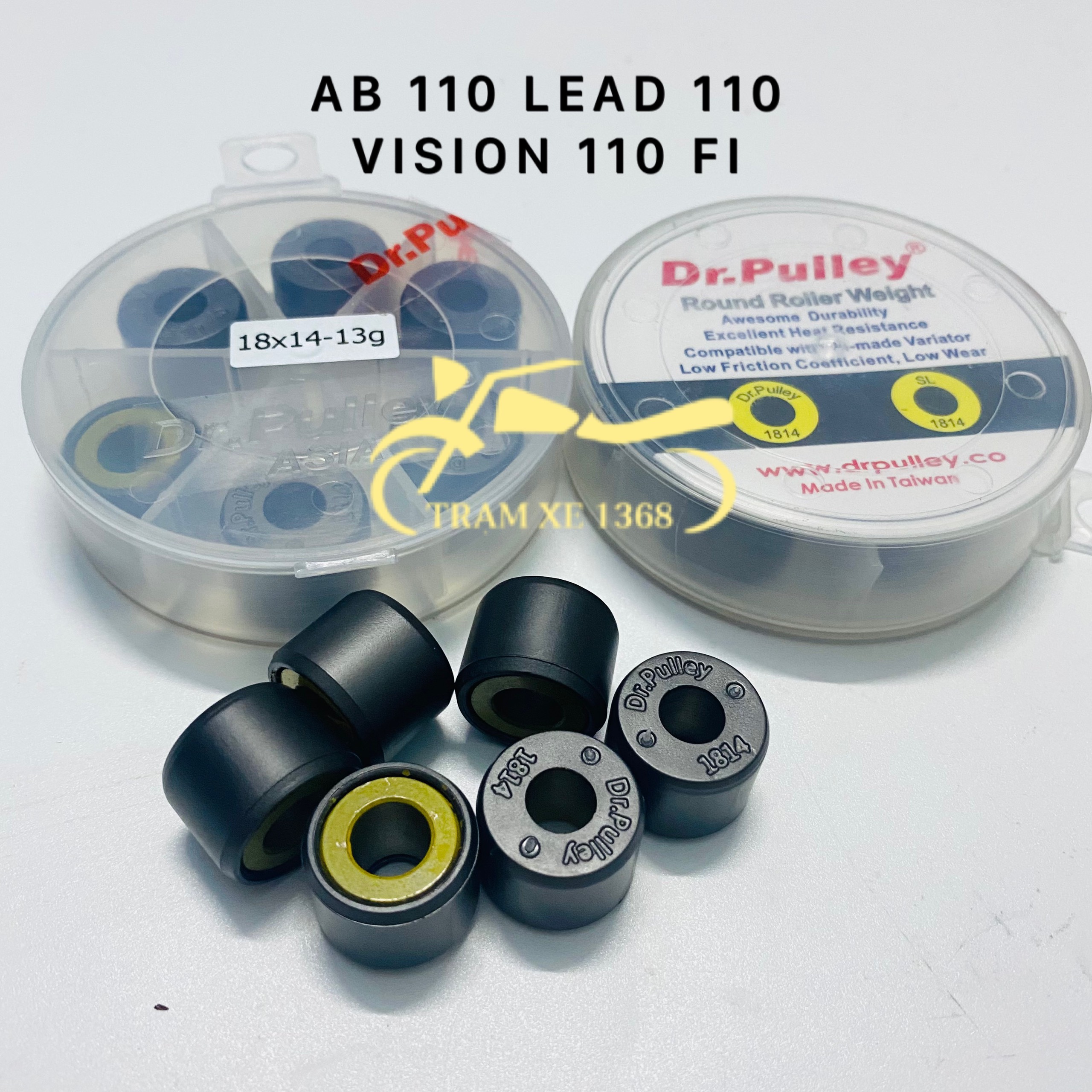 Bi Nồi Dr Pulley Xe AB Vairo SH PCX Lead SH Mode Air Blade Nhựa Bôi Trơn Chịu Nhiệt Cao Cấp