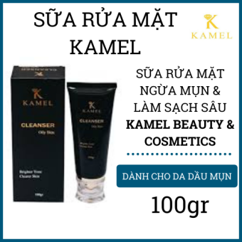Sữa rửa mặt KAMEL, sữa rửa mặt da dầu ,sữa rửa mặt màu đen kiềm dầu, làm sạch bụi bẩn. giúp cho da mịn màng ko bóng dầu