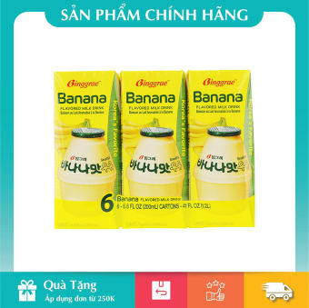 Sữa Chuối Banana Milk Binggrae Lốc 6 Hộp