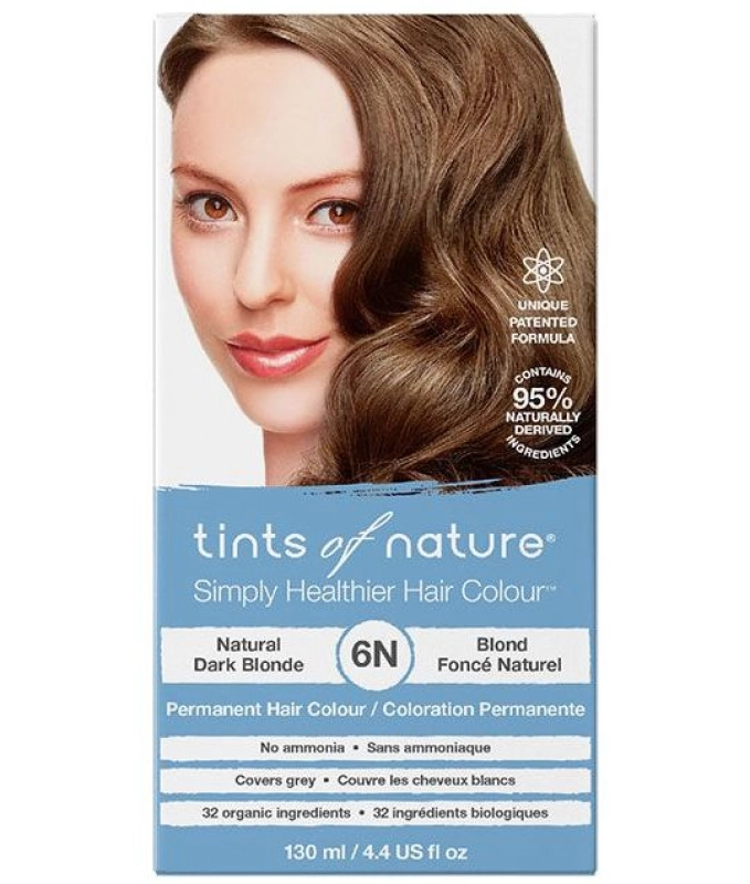 ภาพหน้าปกสินค้าTints of Nature 6N Natural Dark Blonde - Permanent Hair Colour น้ำยาย้อมผมออร์แกนิค สีบลอนด์เข้ม (130ml) Organic Pavilion จากร้าน ORGANIC PAVILION บน Lazada