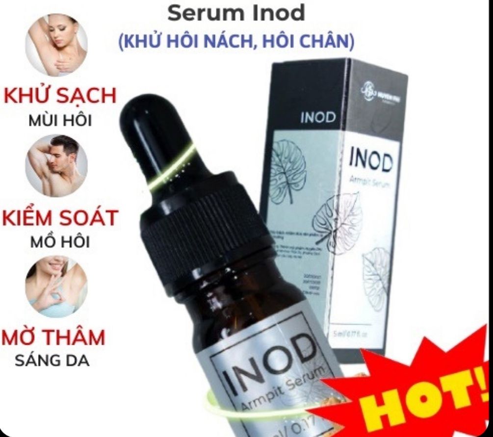 Serum khử mùi hôi nách INOD triệt hôi nách hôi chân vĩnh viễn  hàng chuẩn công ty 1000%
