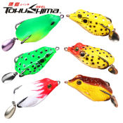 Floating Frog Lures with Double Hooks by Tokushima