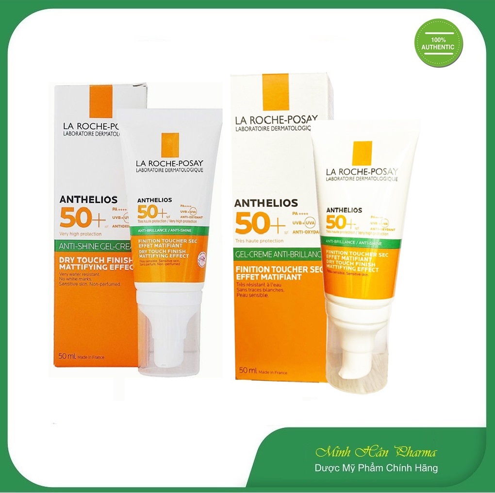 [CHÍNH HÃNG] Kem Chống Nắng La Roche Posay Anthelios Xl Dry Touch Gel-Cream Anti-Shine SPF 50+
