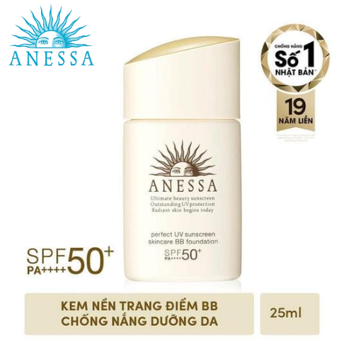 Kem nền trang điểm bb foundation a1 spf50+ pa++++ 25ml thương hiệu anessa
