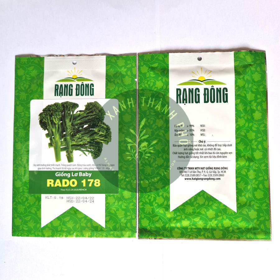 Hạt giống súp lơ xanh baby 0.1gr