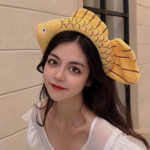 Cài Con Cá Vàng, Bờm Tóc Hàn Quốc | Cài tóc thiết kế động vật phong cách Hàn Quốc xinh xắn | Băng đô hình con cá vàng dễ thương phong cách Hàn Quốc