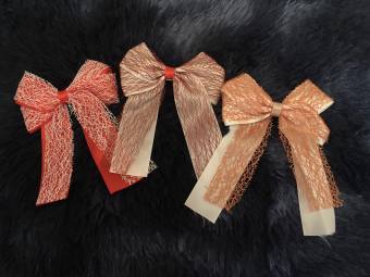 Kẹp Tóc Đính Nơ Ren Xinh Xắn Dành Cho Phái Nữ