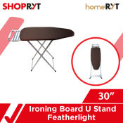 ShopRYT Ultralight Adjustable Ironing Board with Cushion, 30"