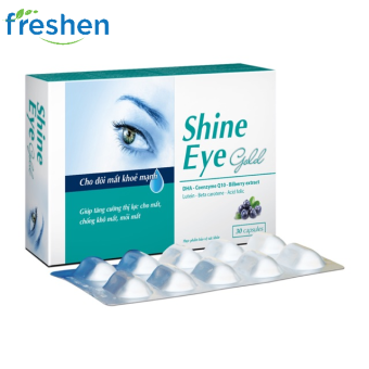 SHINE EYE GOLD - Tăng Cường Thị Lực Cho Mắt Chống Khô Mắt Mỏi Mắt HỘP 30 VIÊN