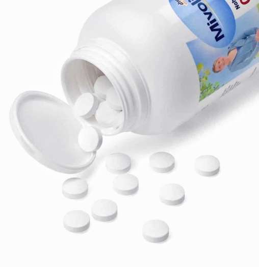 Viên uống bổ sung Canxi - Mivolis Calcium + D3 Lọ 300 viên Nội Địa Đức