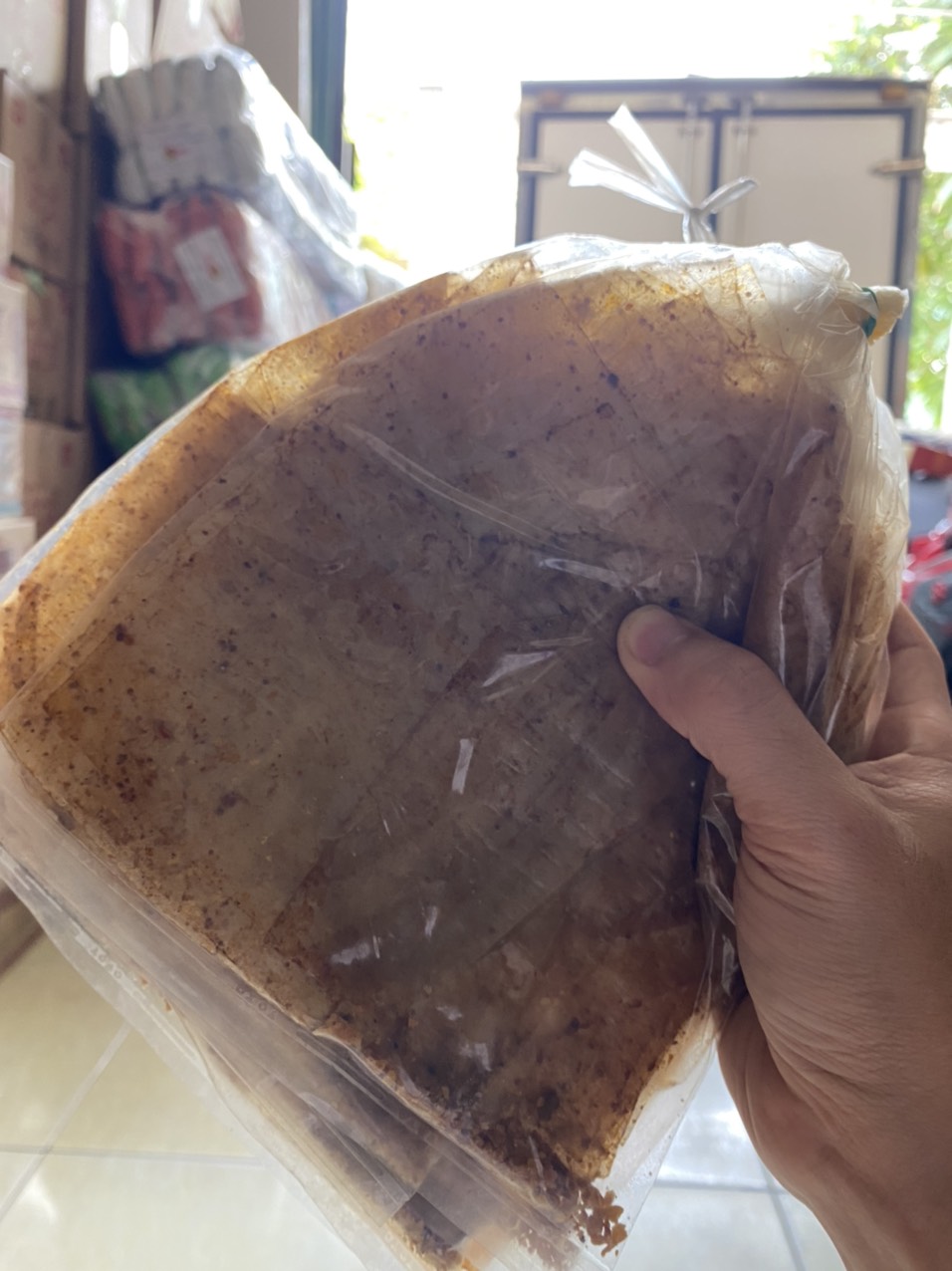 Bánh tráng trộn xì ke thơm cay 1 xâu 10 gói